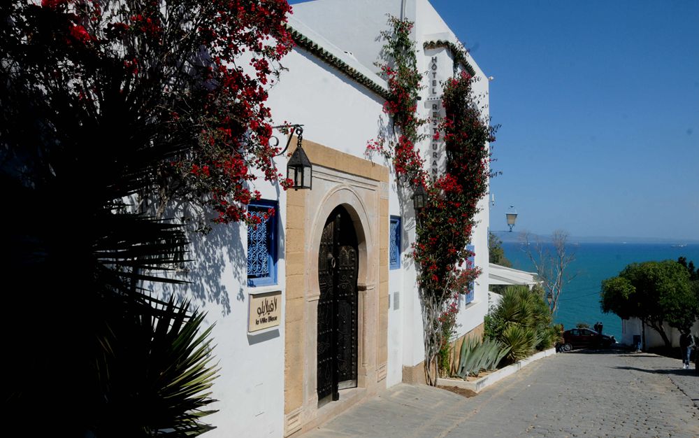 一帶一路·好風光丨突尼斯的“藍白小鎮”